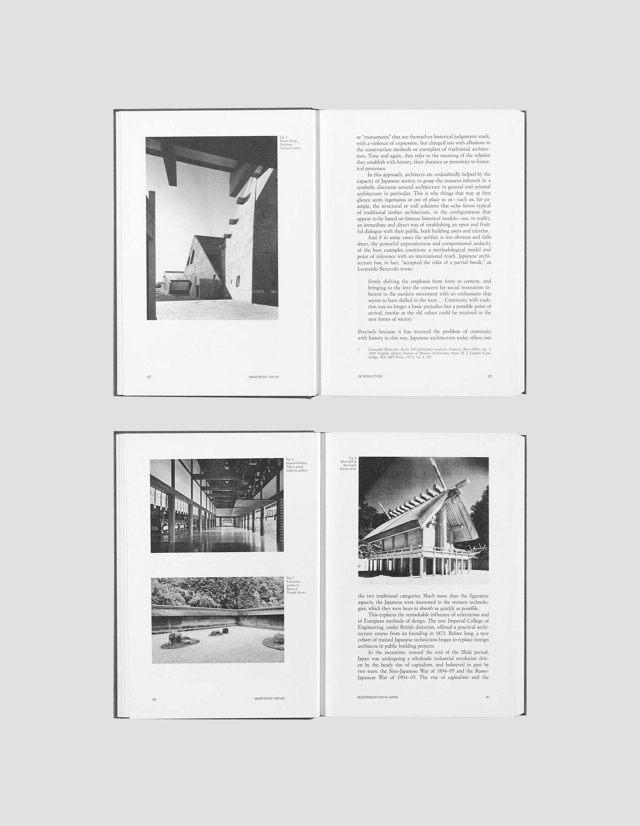 Manfredo Tafuri - Modern Architecture in Japan Spread #1
