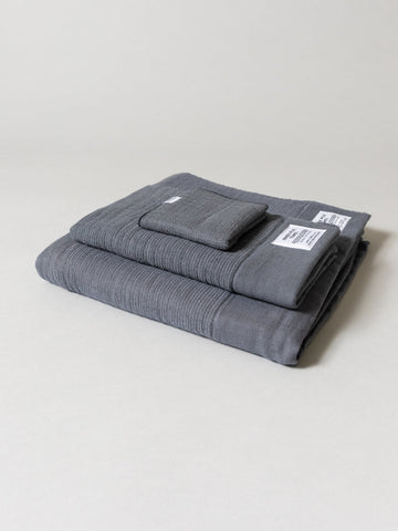 Shinto Towel Inner Pile Towel, Charcoal, Large 130 x 63 cm
