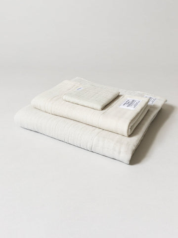 Shinto Towel Inner Pile Towel, Ivory, Medium 82 x 29 cm