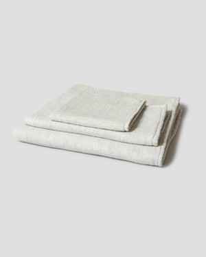 Kontex Claire Handtuch Bio-Baumwolle - Light Grey - Made in Japan