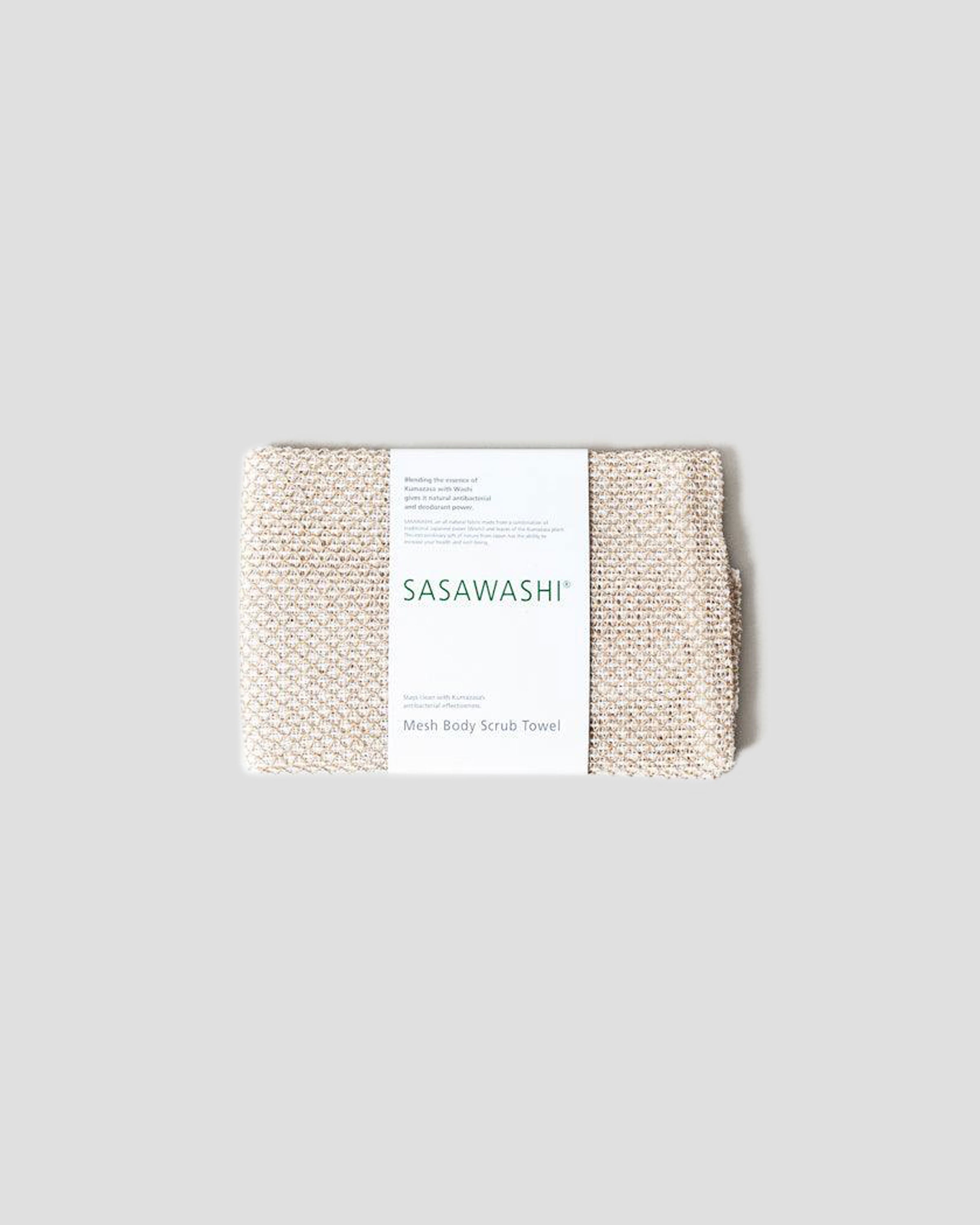 Sasawashi Körperpeelingtuch Netzgewebe - Verpackung