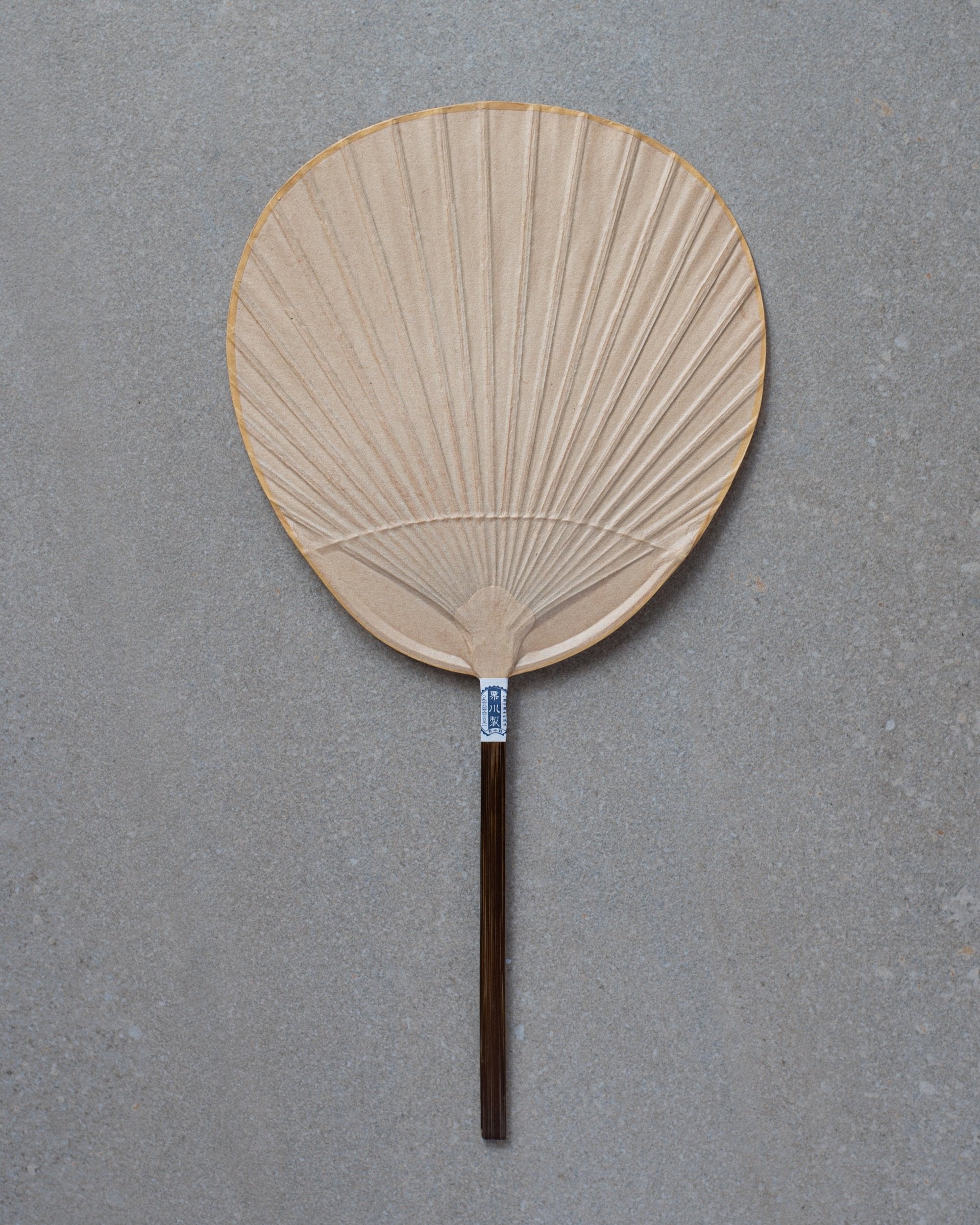 Shibu Uchiwa Papierfächer Natur